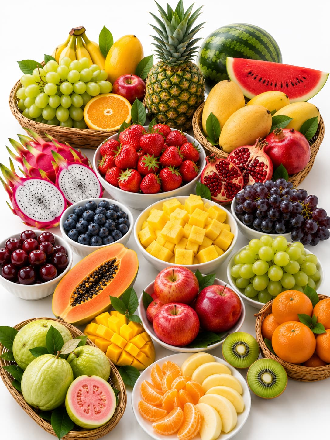 Fresh seasonal fruits in Kozhikode
